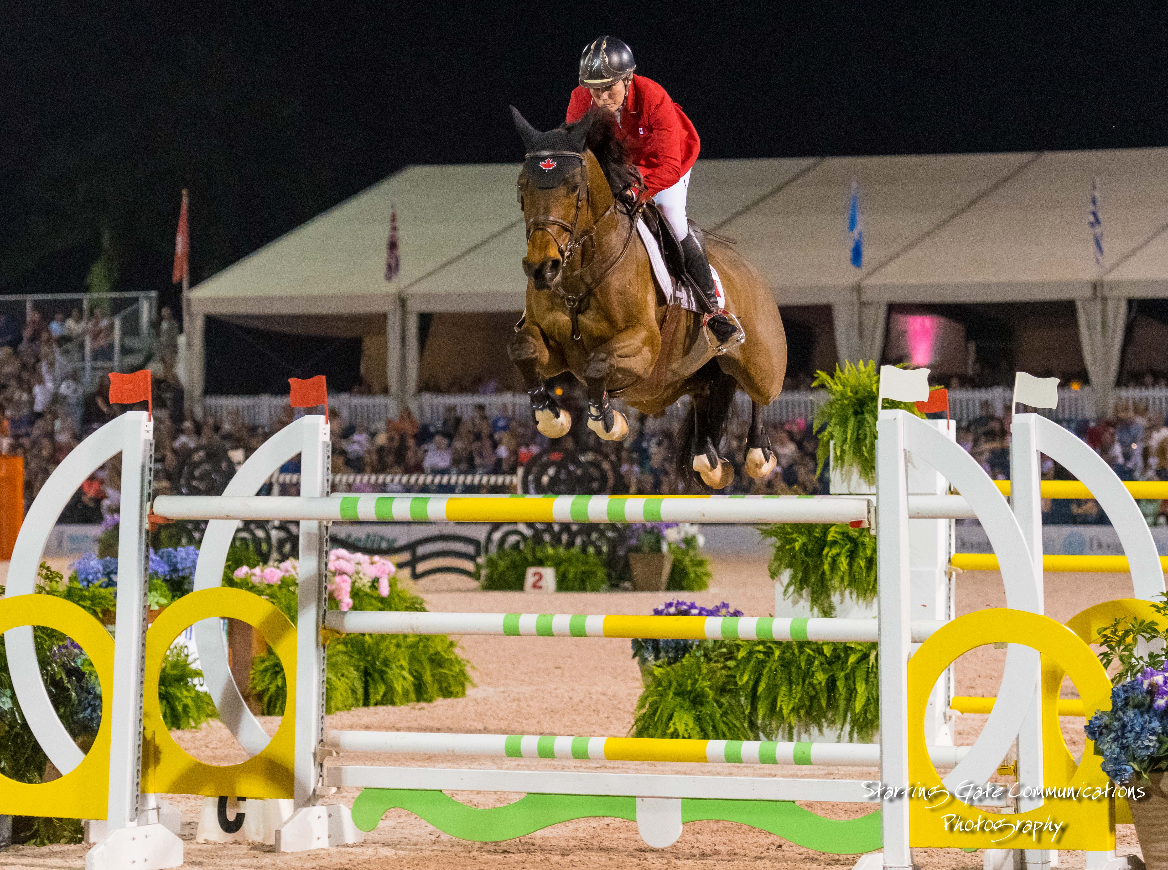 Canadian Show Jumping Team Takes Third in $150,000 Nations Cup